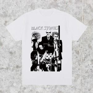Black Stone T-Shirt, Vintage Retro Tshirt, Rock And Roll Shirt, Gift For Fan